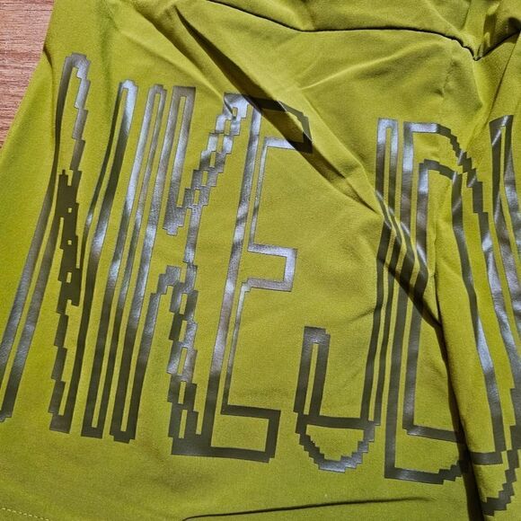 Nike Flex Training Gym Shorts 5" Big Logo Men's Small S Olive Green Black New - Picture 4 of 7